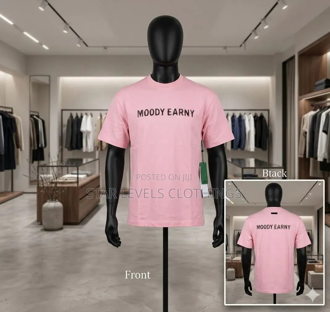 Quality Cotton Round Neck Shirts Available #Pink and White #