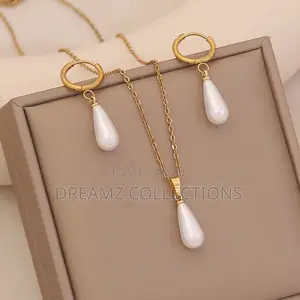 Heart Gemstone Jewelry Set