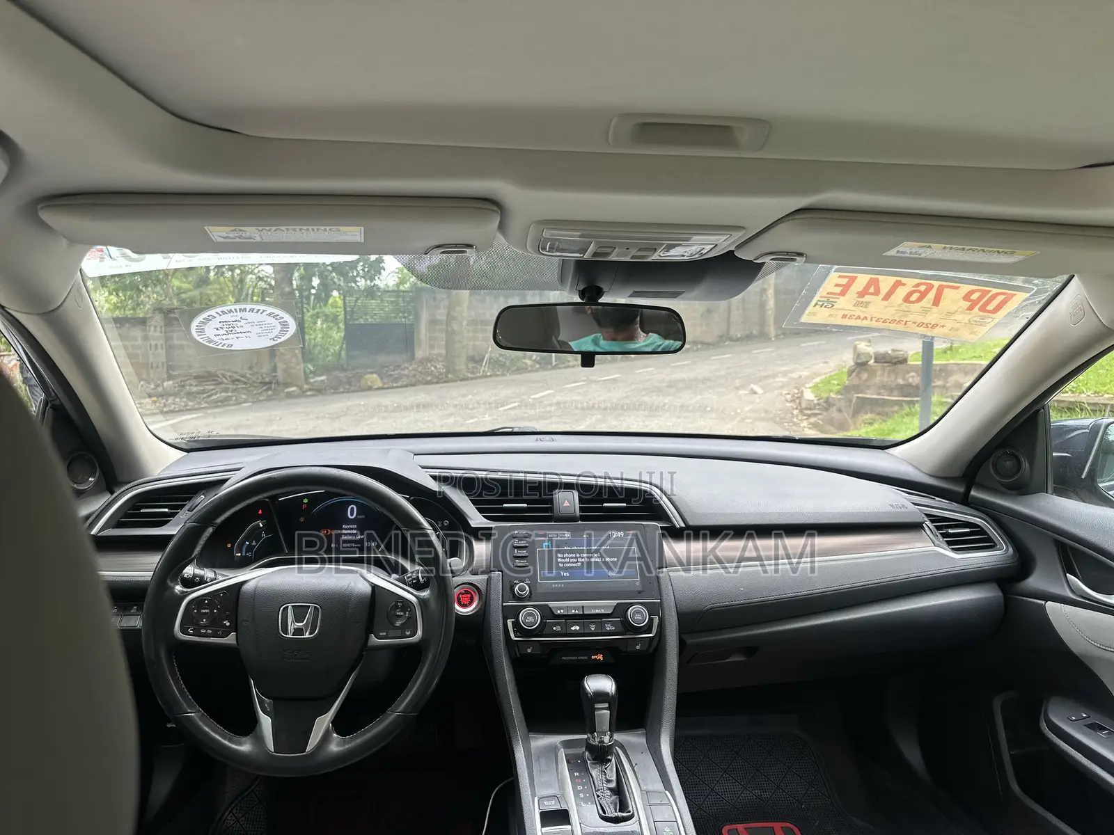 Honda Civic EX Sedan 2019 Gray