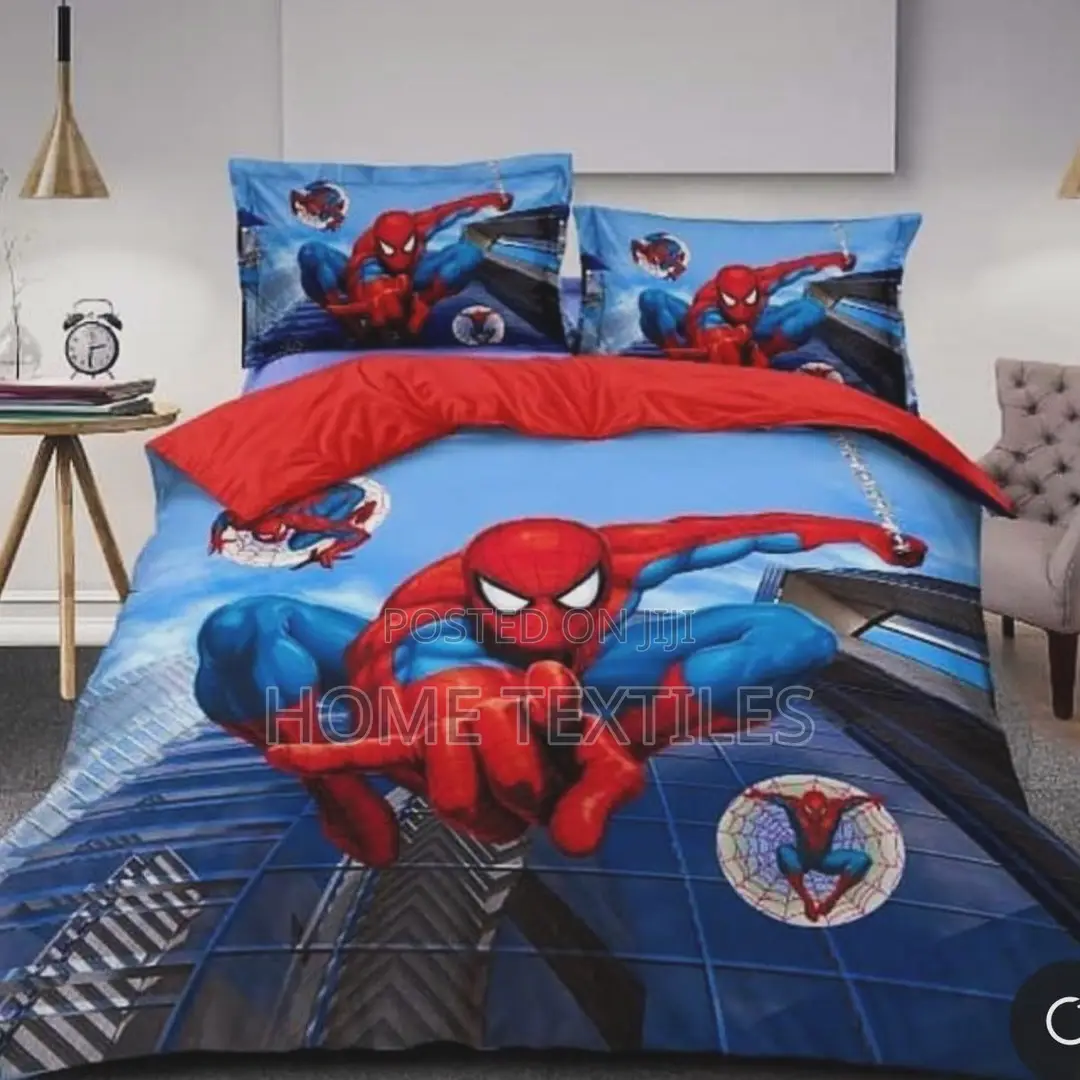 3 Pieces Spider-Man Bedsheet for Kids