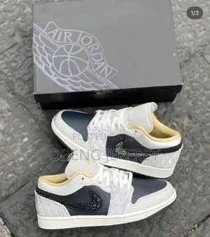 Original Air Jordan 1 Low Beaded Swoosh
