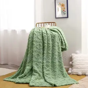 3 Pieces Blanket ( Blanket With 2 Pillowcases) Green and Other Colors