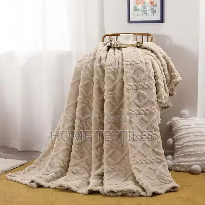 3 Pieces Beige Curtains (1 Blanket With 2 Pillowcases)Beige and Other