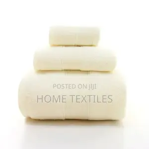 3 Pieces Cream Matching Towels Available in Other Colors Too