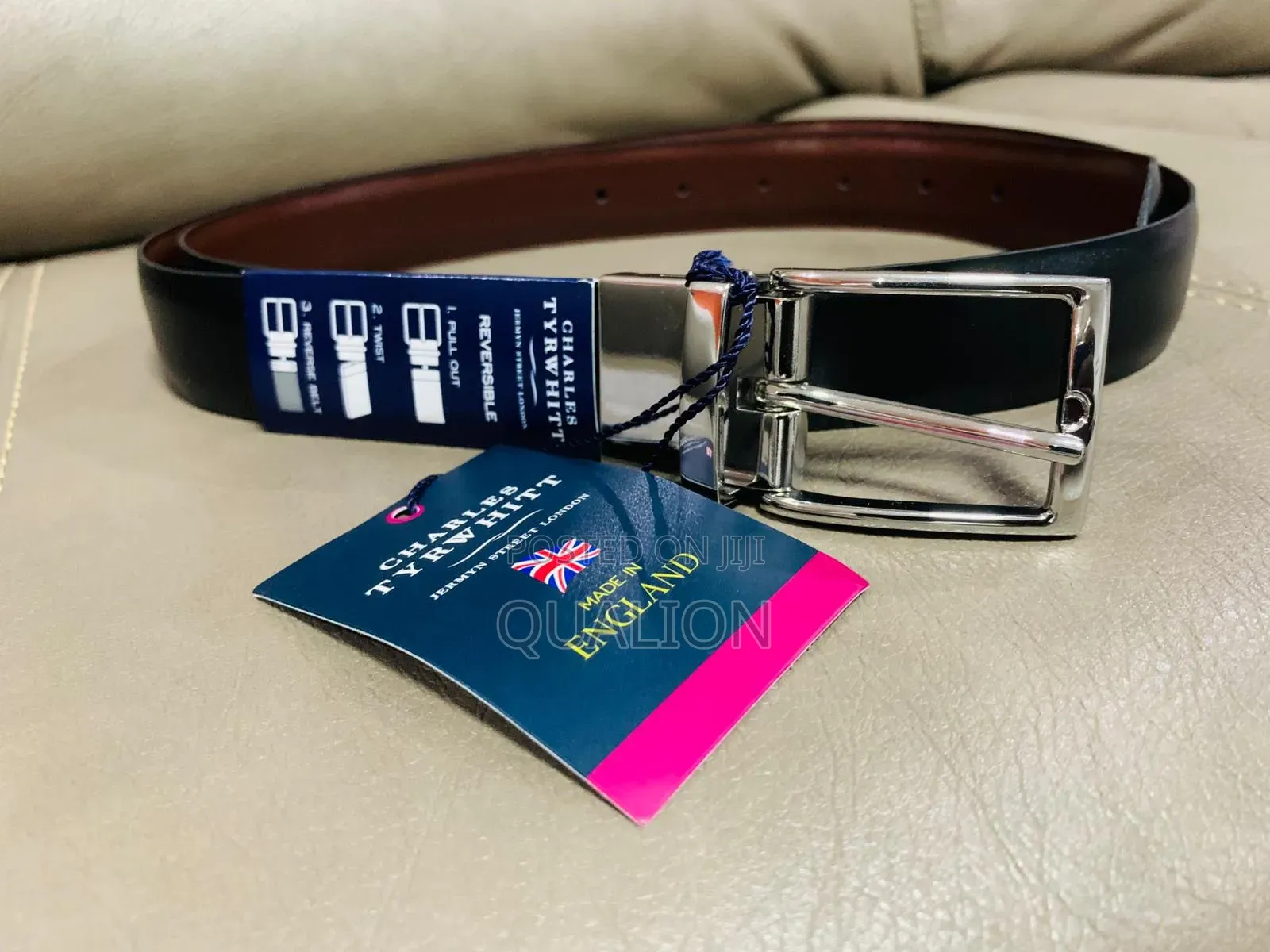 Charles Tyrwhitt Reversible Leather Belt
