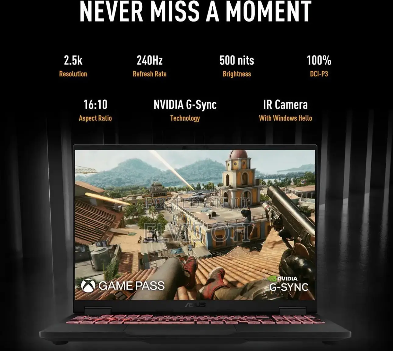 Laptop Asus TUF Gaming A17 16GB AMD Ryzen 7 SSD 1T