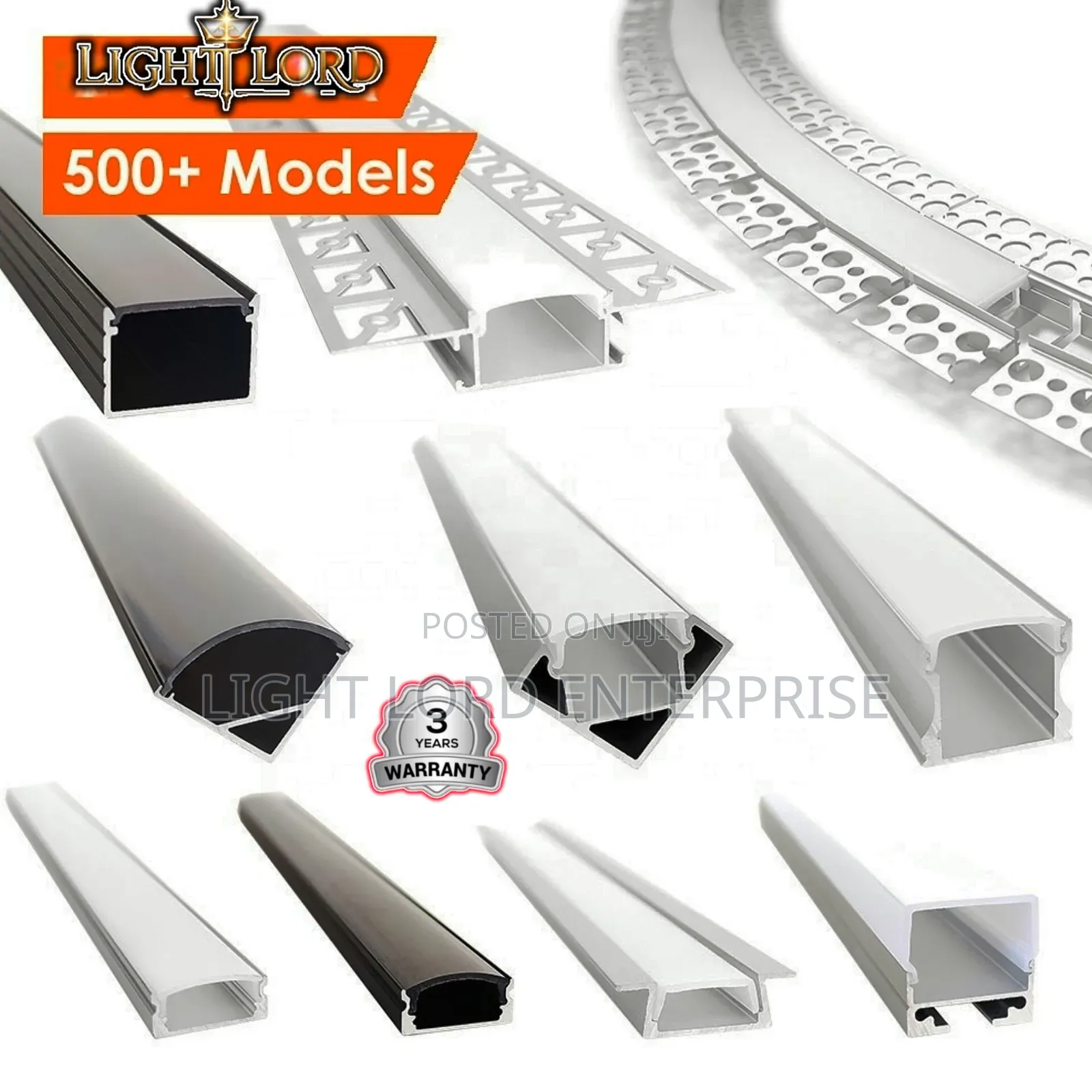 Durable Types of Aluminum Profile Channel 3meters