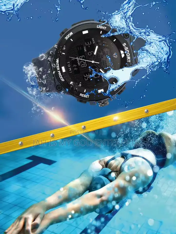 Tomi T215 Men's Waterproof Sports Electronic Student Military Watch
