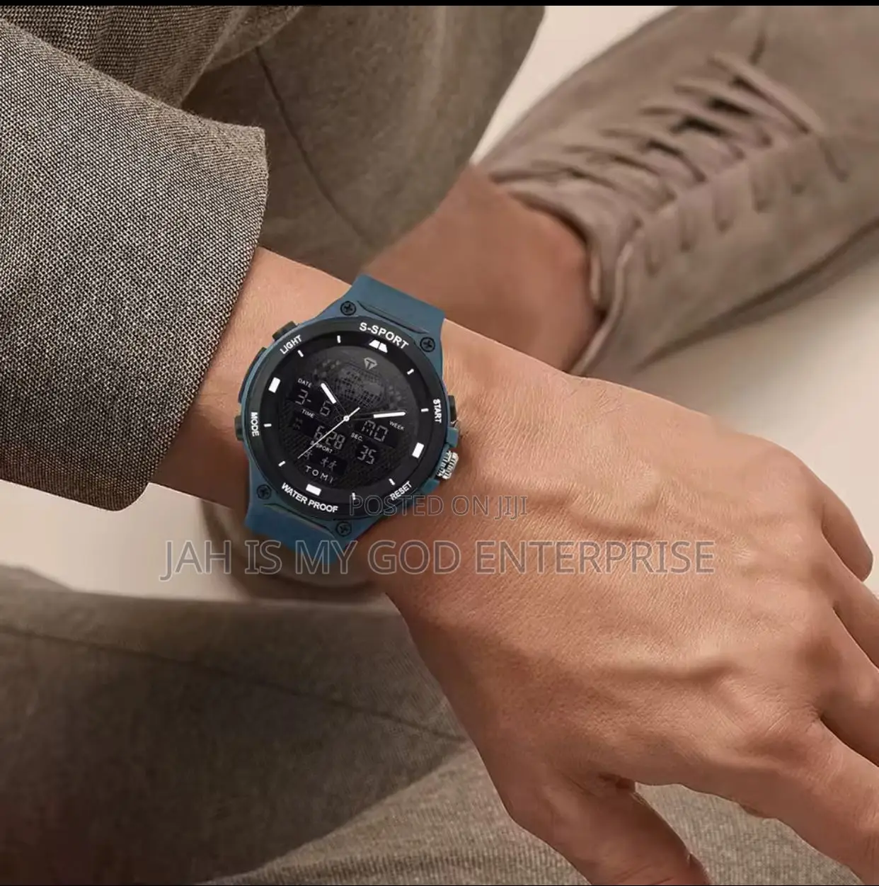 Tomi T215 Men's Waterproof Sports Electronic Student Military Watch