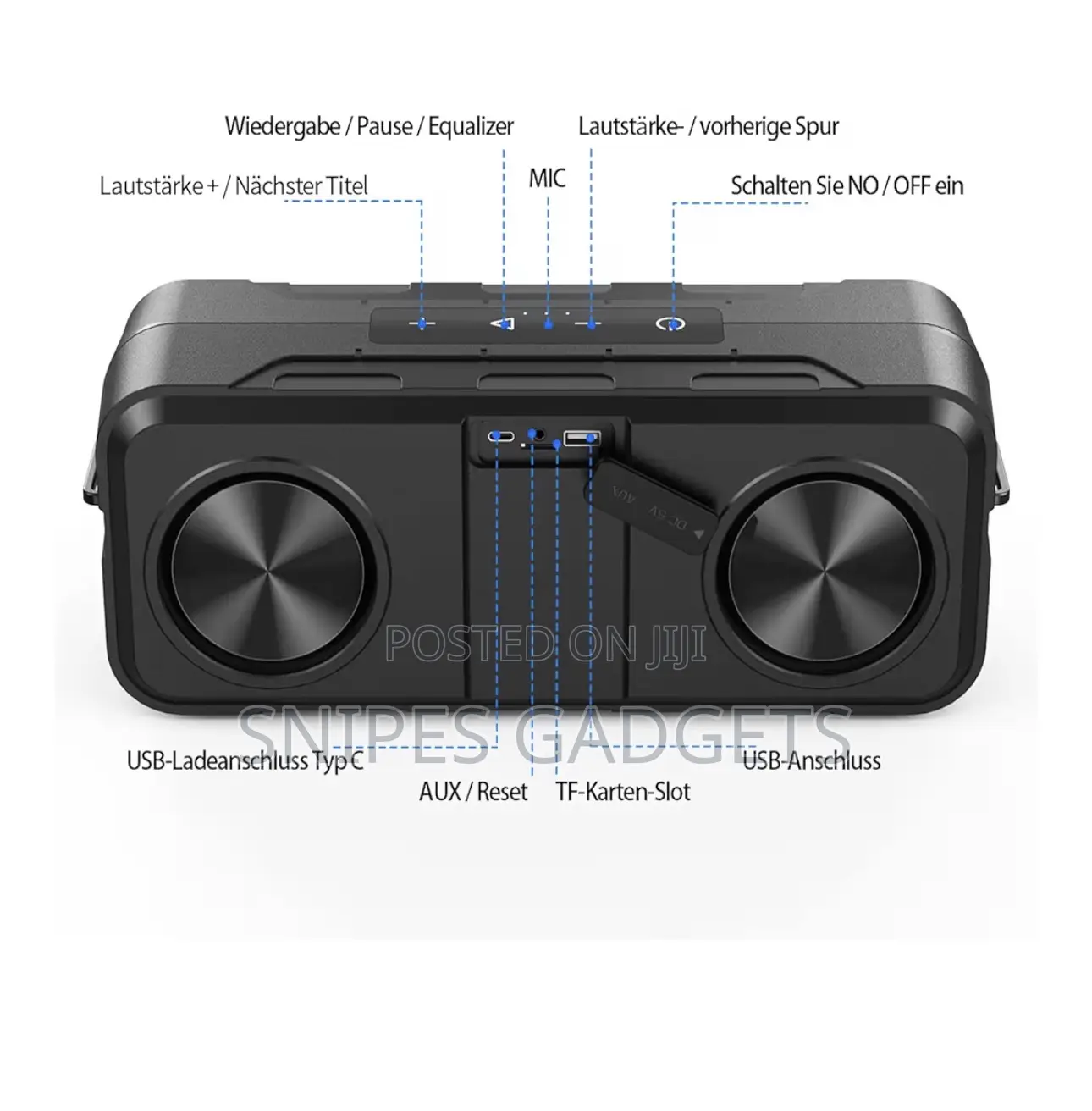 W-King D7-1 Portable Bluetooth Speaker