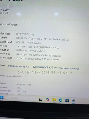 Laptop Dell Latitude 5300 8GB Intel Core i7 SSD 256GB