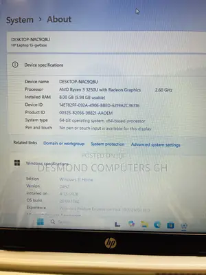 Laptop HP 15 8GB AMD Ryzen 3 SSD 256GB