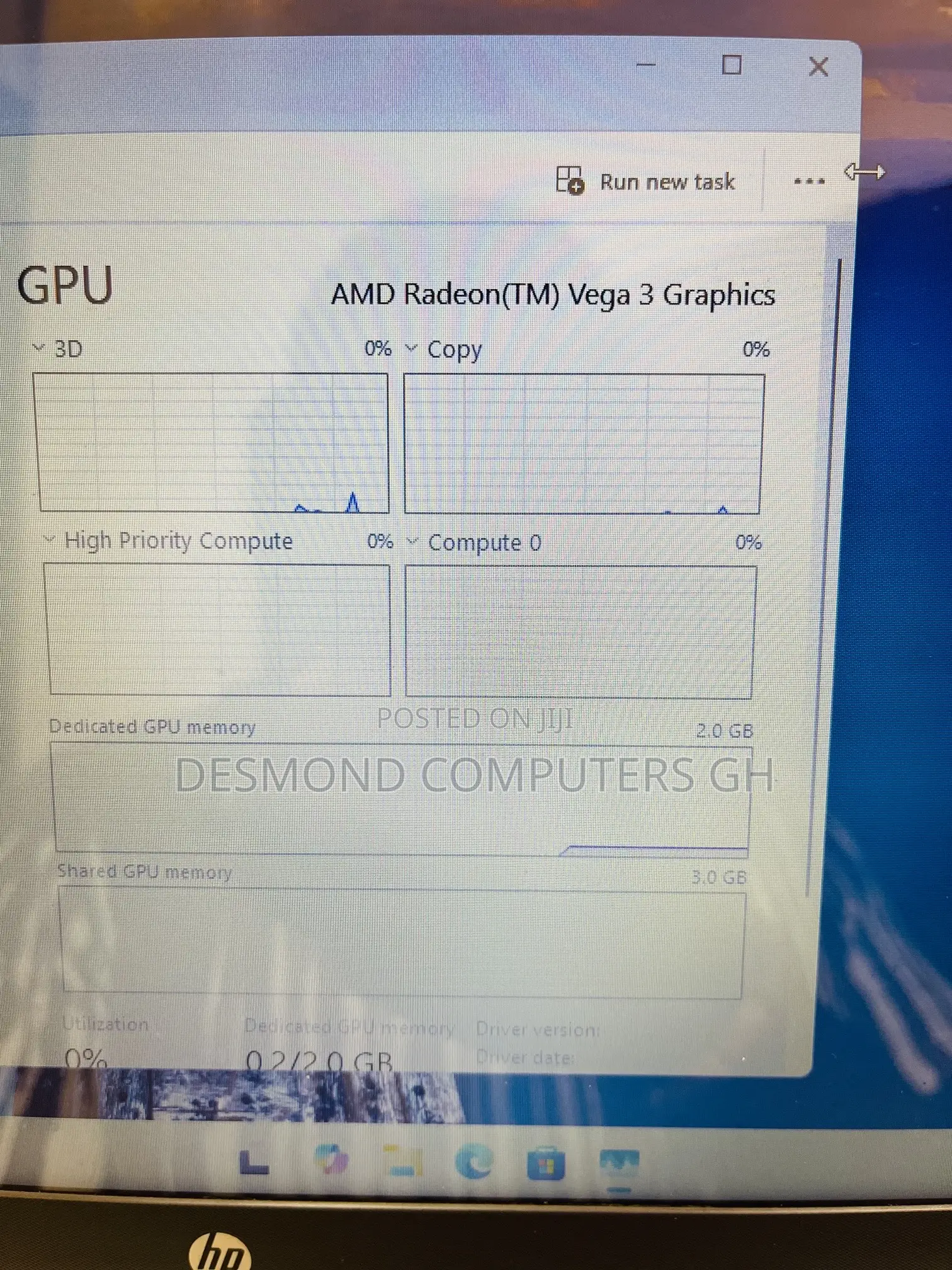 Laptop HP 15 8GB AMD Ryzen 3 SSD 256GB