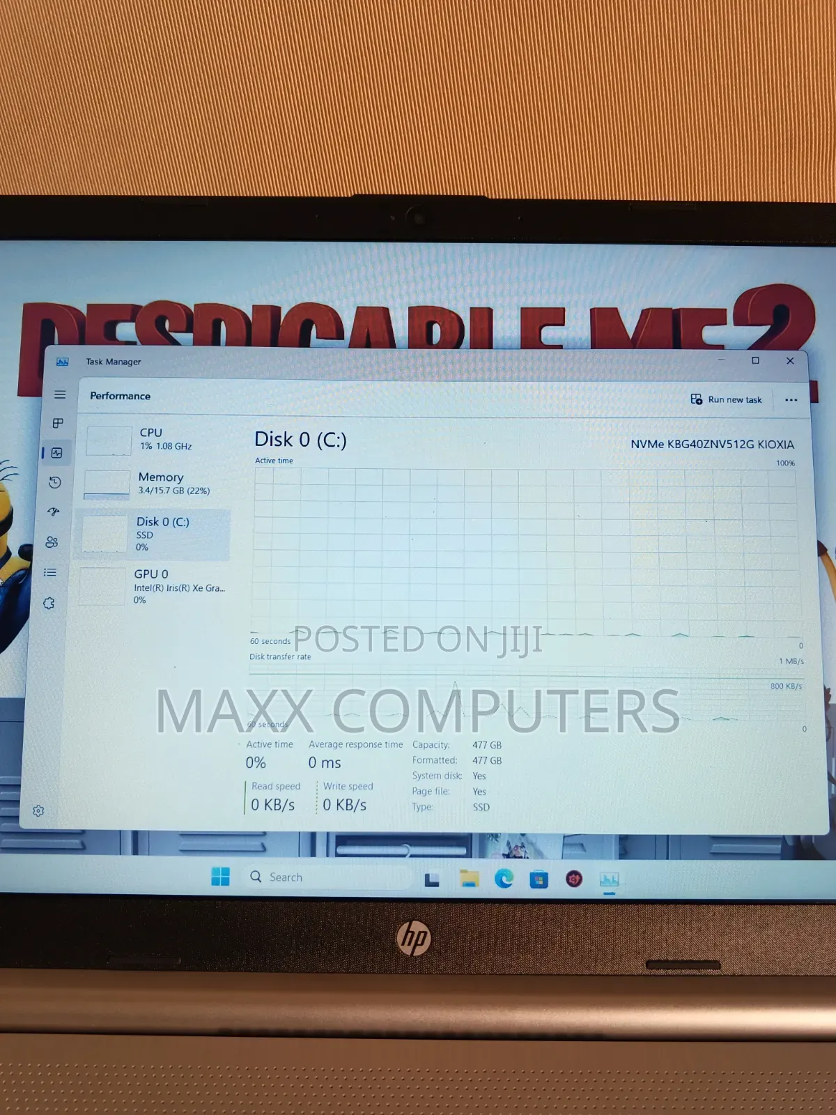 Laptop HP 15-dy2075tg 16GB Intel Core i5 SSD 512GB