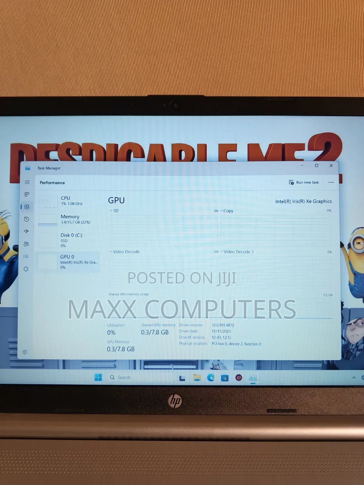 Laptop HP 15-dy2075tg 16GB Intel Core i5 SSD 512GB