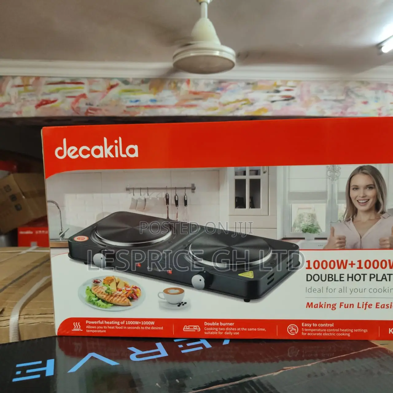 Excellently Designed 2000watts Electric Burner From Decakila