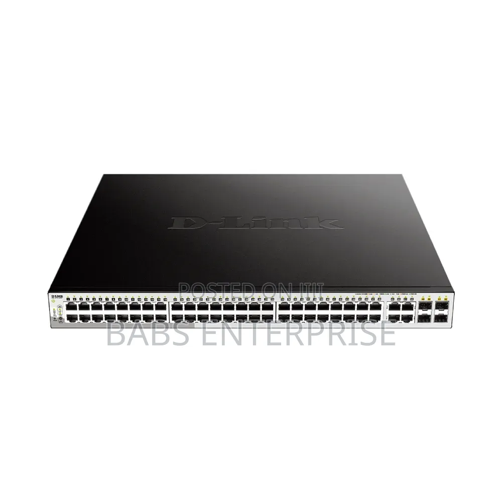 D-Link 52port Gigabit Web Smart Poe Switch 4 Gigabit SFP DGS-1210-52mp