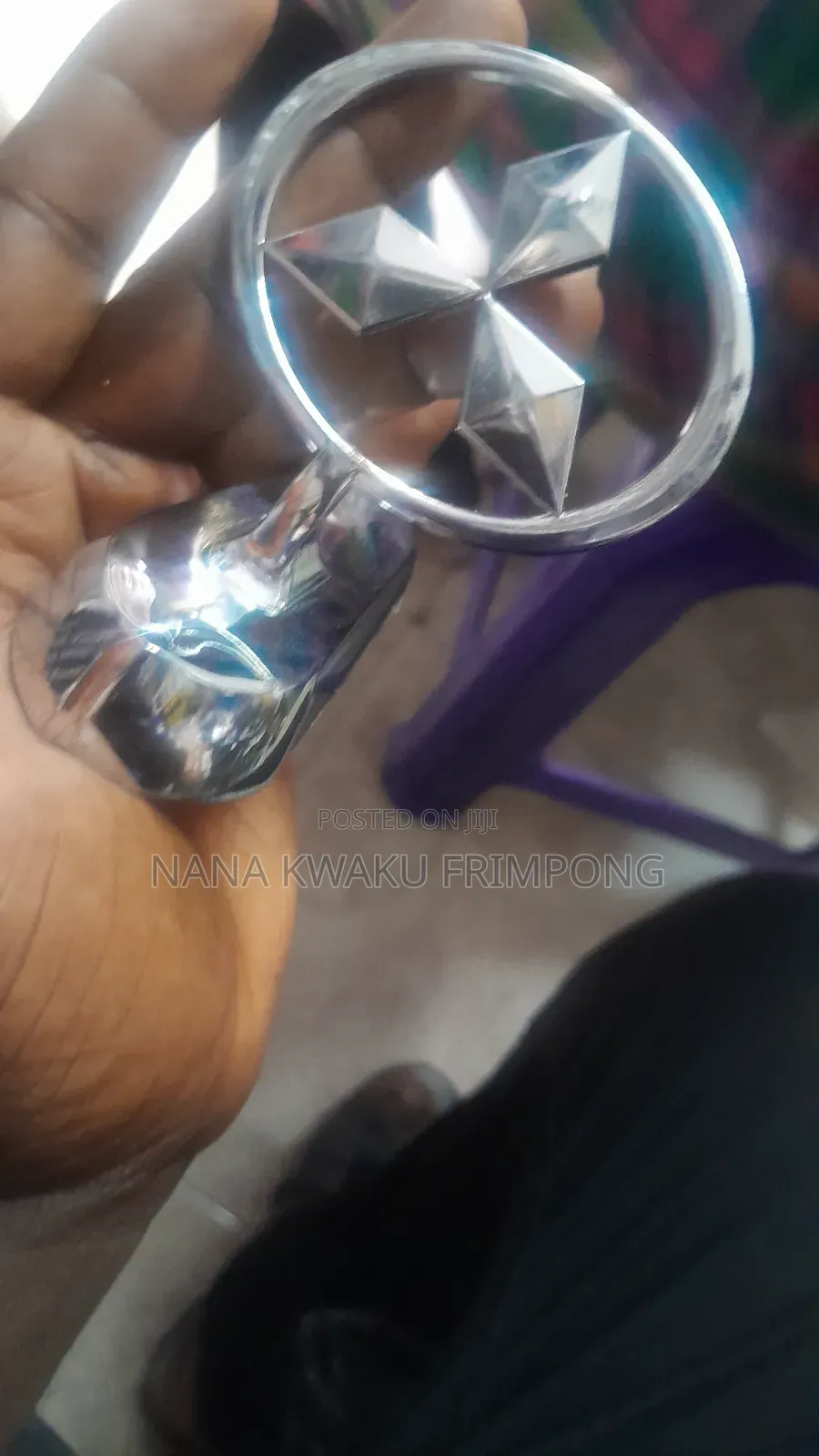 Mitsubishi Brand Car Hood Mascot Ornament, Bonnet Badge
