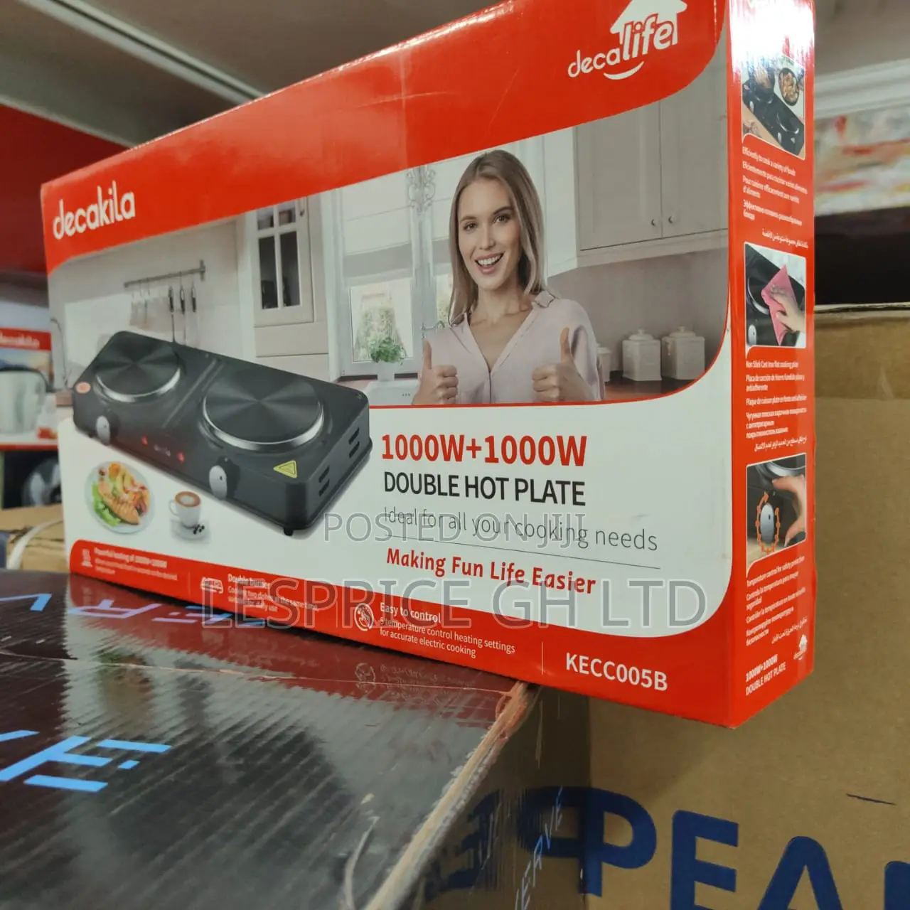 Portable and Convenient Electric Burner From Decakila