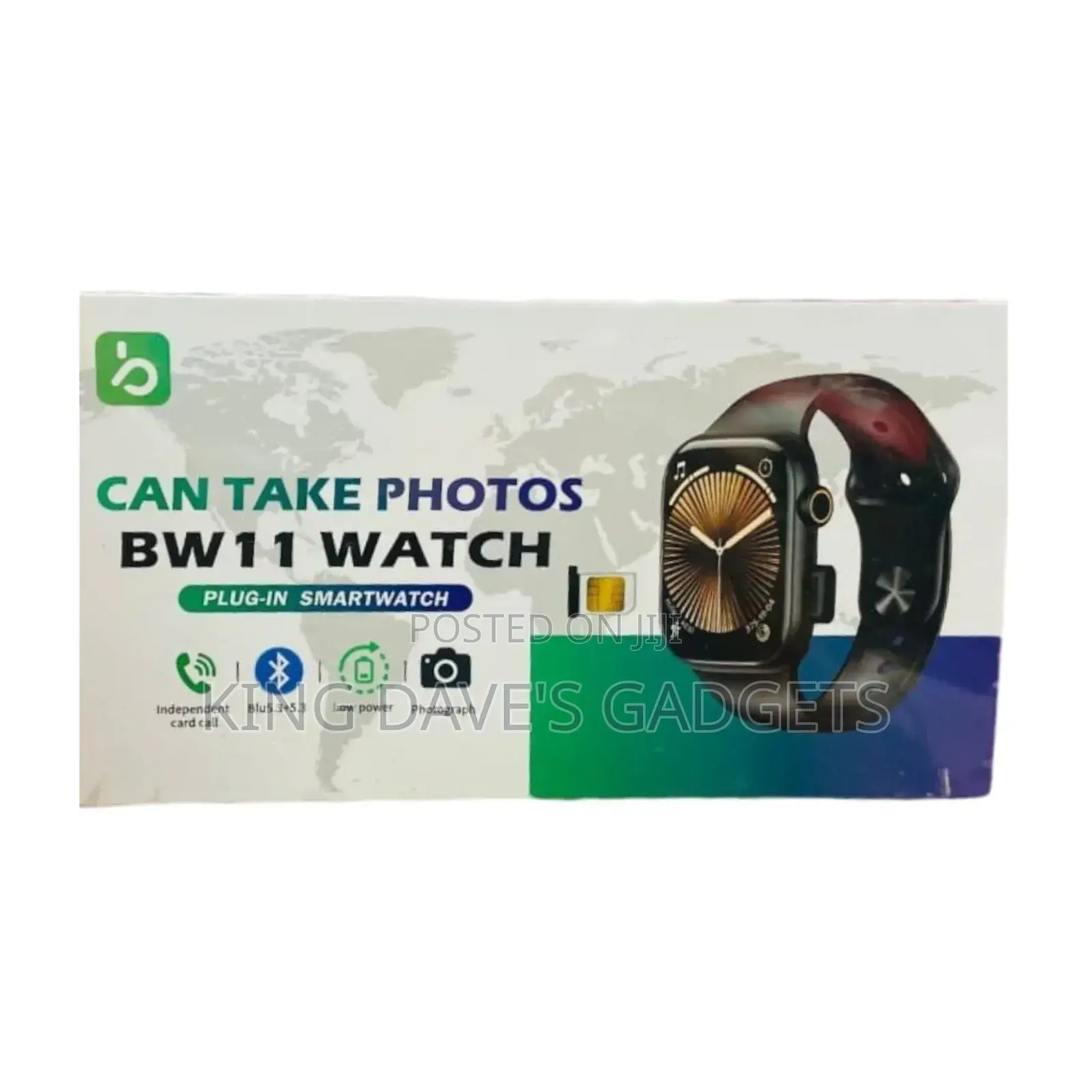 Bw11 Smart Watch With Sim Card