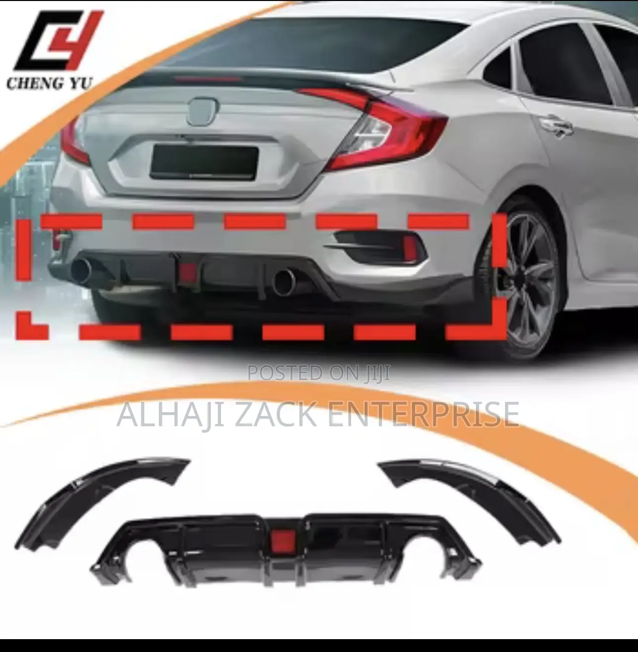 Honda Civic Original 3 PCS Diffuser