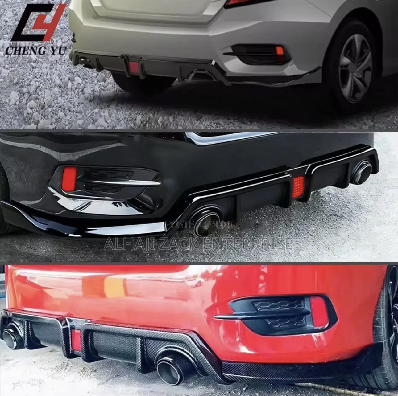 Honda Civic Original 3 PCS Diffuser
