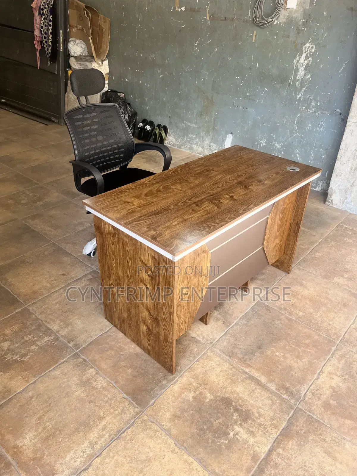 Executive Office Desk and Chair