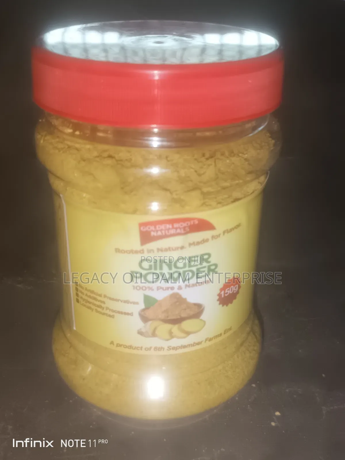 Golden Roots Naturals Organic Ginger Powder