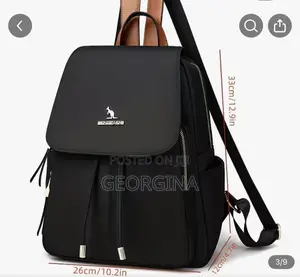 Black Backpack Bag