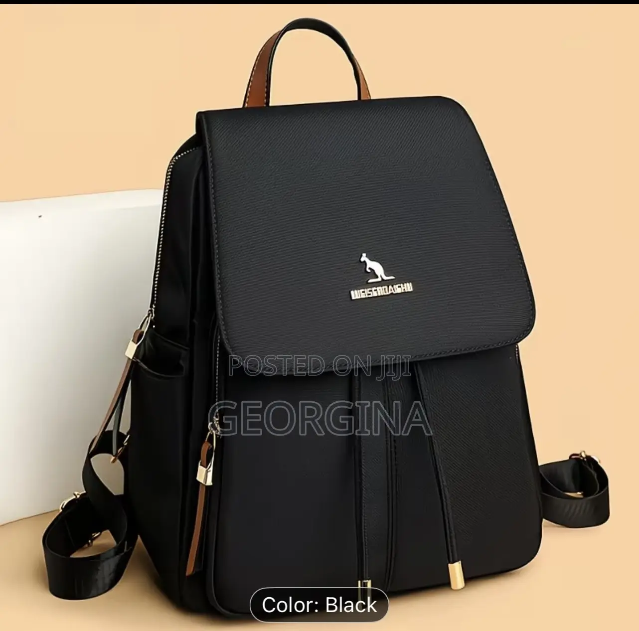 Black Backpack Bag
