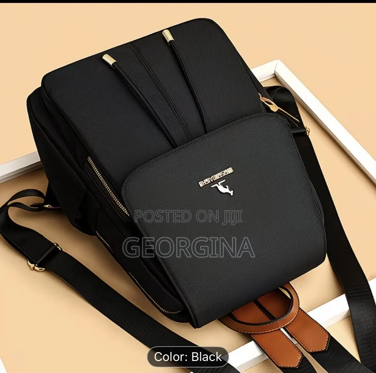 Black Backpack Bag