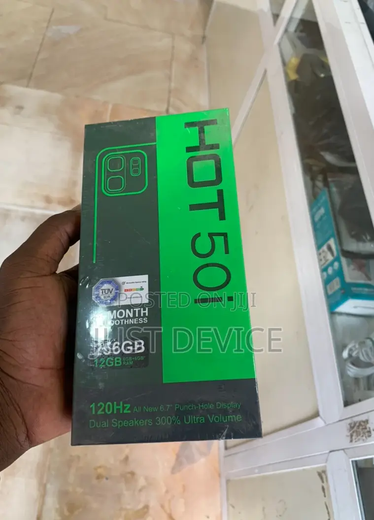 New Infinix Hot 50i 256 GB Gold