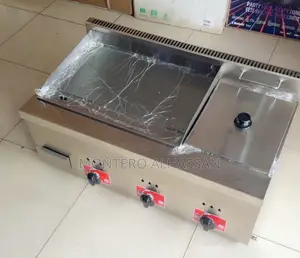 Gas Griddle With Fryer