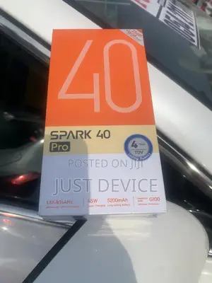 New Tecno Spark 40 Pro 256 GB Black