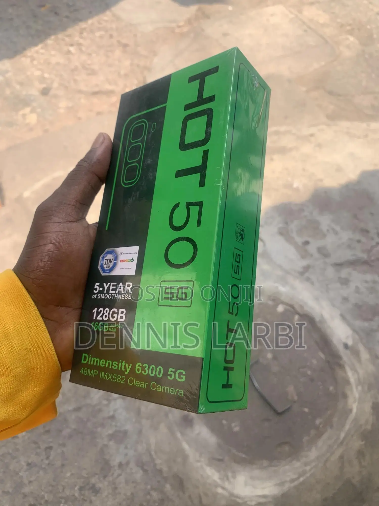 New Infinix Hot 50 128 GB Black