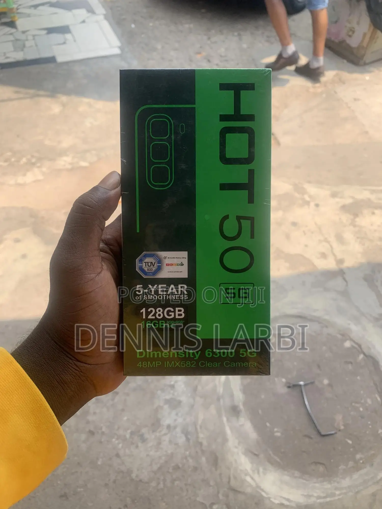 New Infinix Hot 50 128 GB Black
