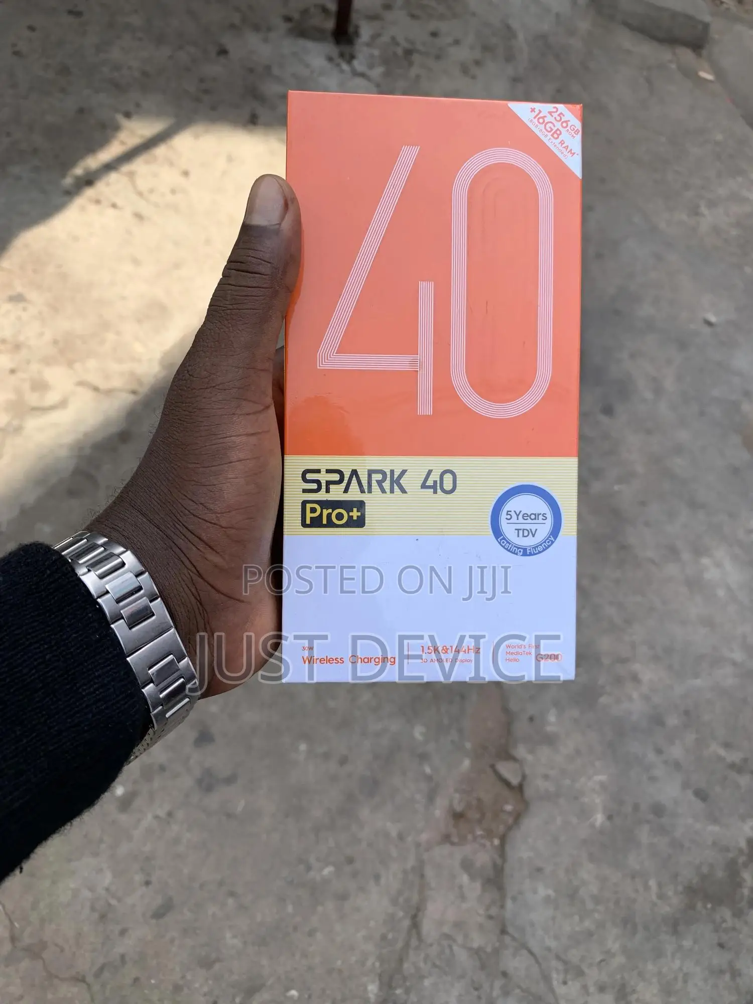 New Tecno Spark 40 Pro+ 256 GB Black