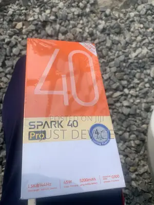 New Tecno Spark 40 Pro 256 GB Black