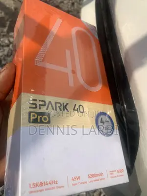 New Tecno Spark 40 Pro 256 GB Black