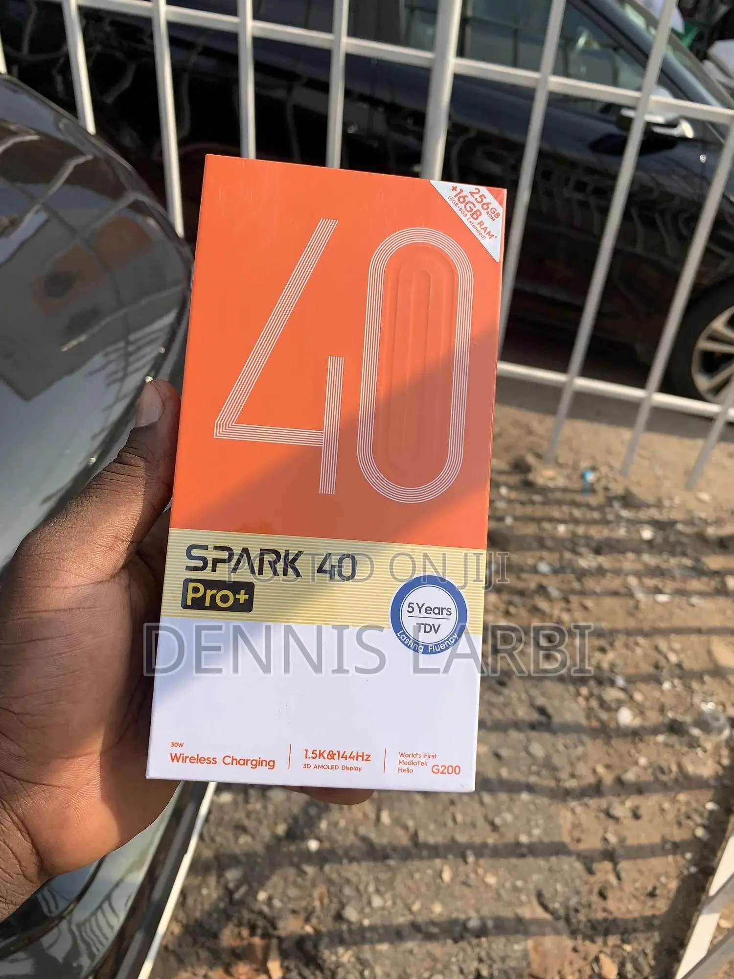 New Tecno Spark 40 Pro+ 256 GB Black