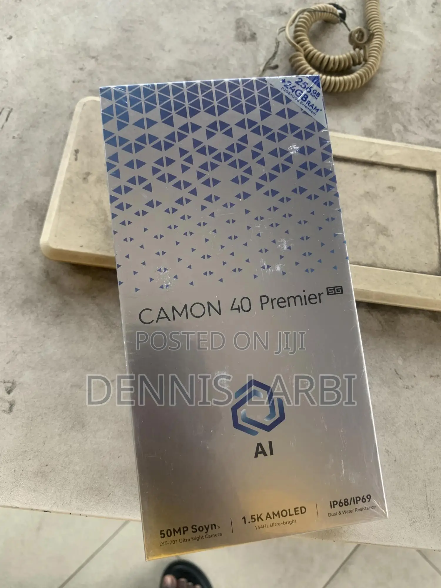 New Tecno Camon 40 Premier 256 GB Blue