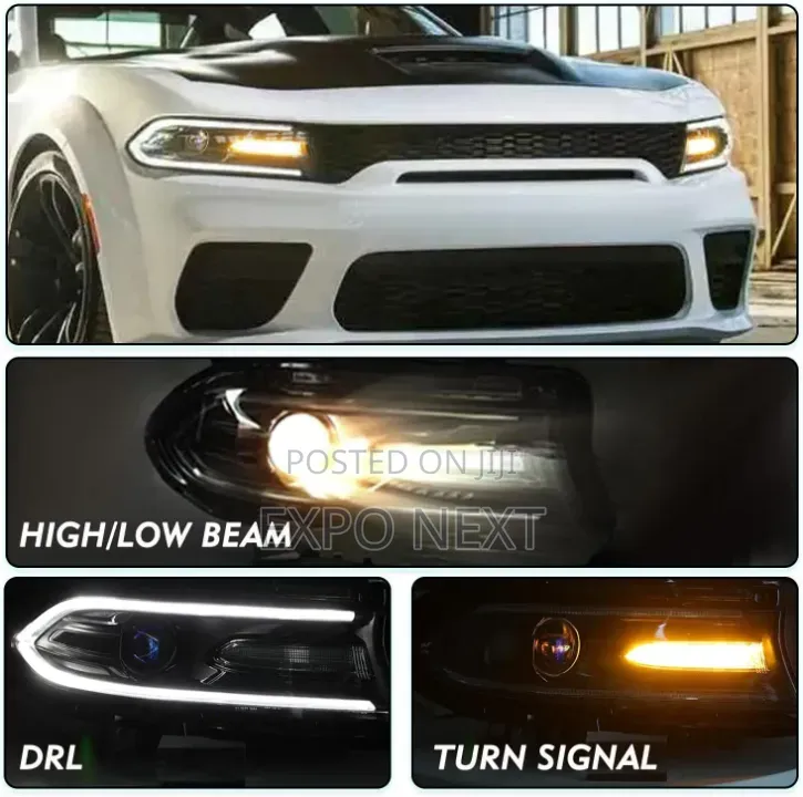 Halogen Headlight for Dodge Charger 2015-2025