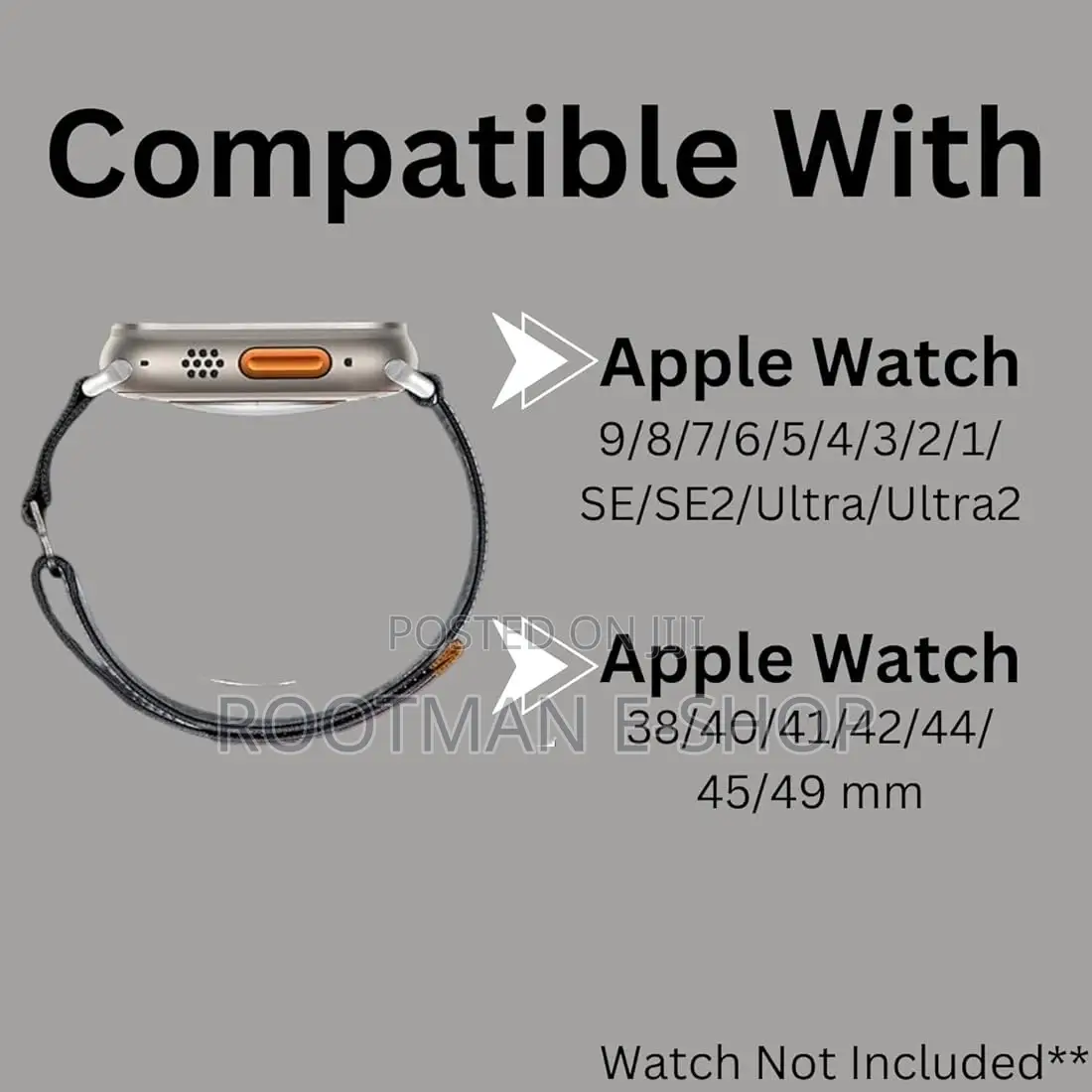 Rugged Trail Loop Band Compatible With Apple Watch Band