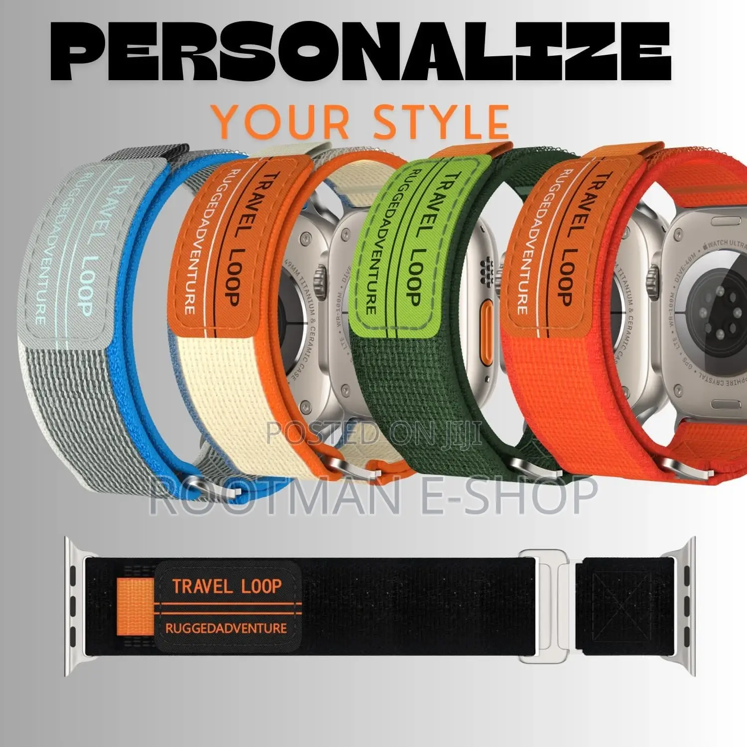 Rugged Trail Loop Band Compatible With Apple Watch Band