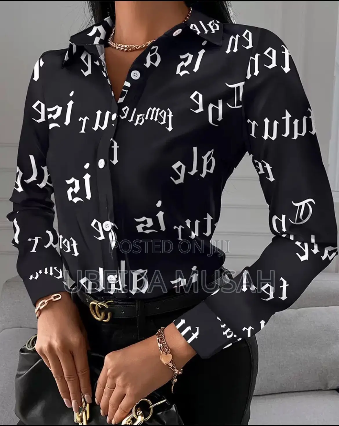 Long Sleeve Button- Down Shirt