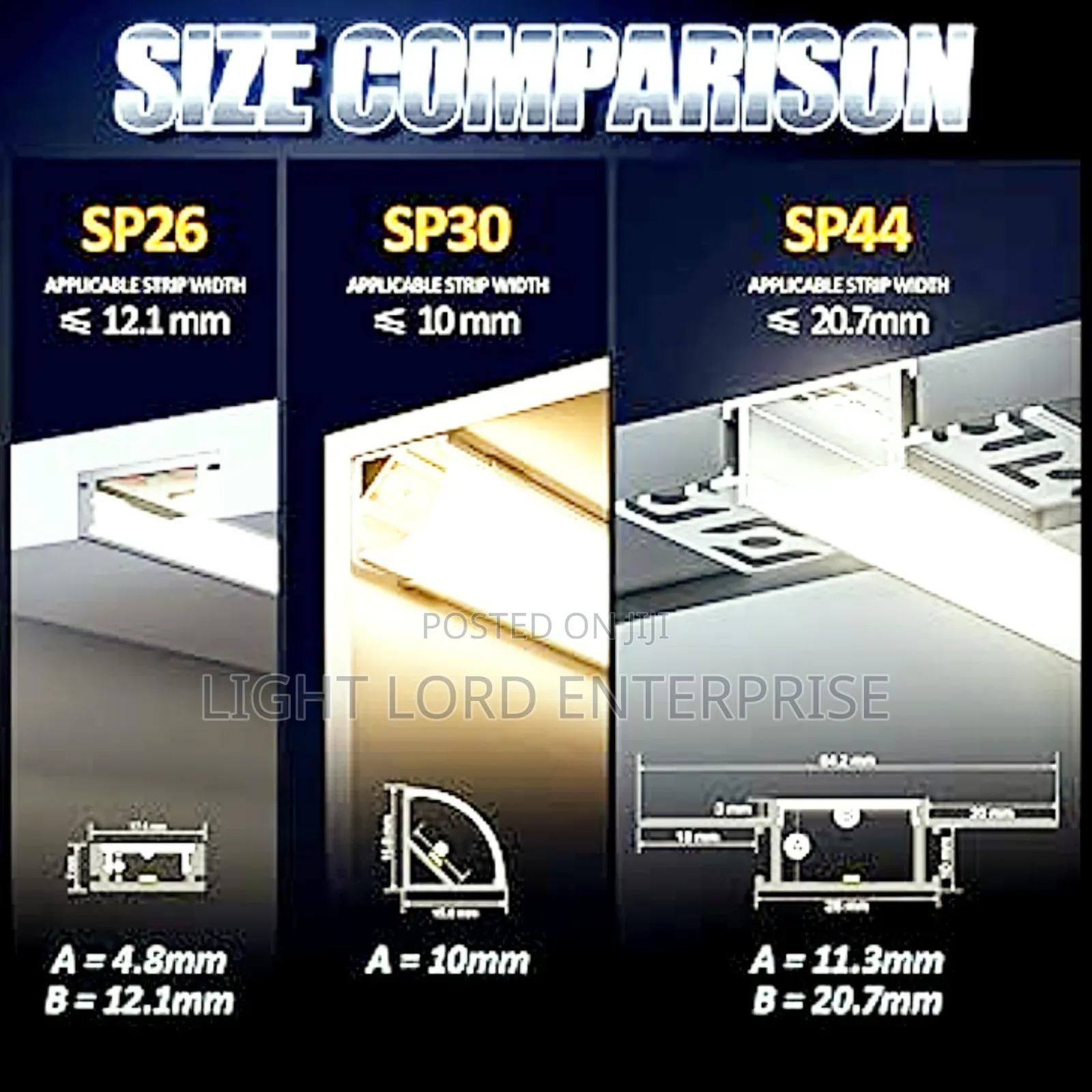 Ag Aluminum Profile Channel 10feet