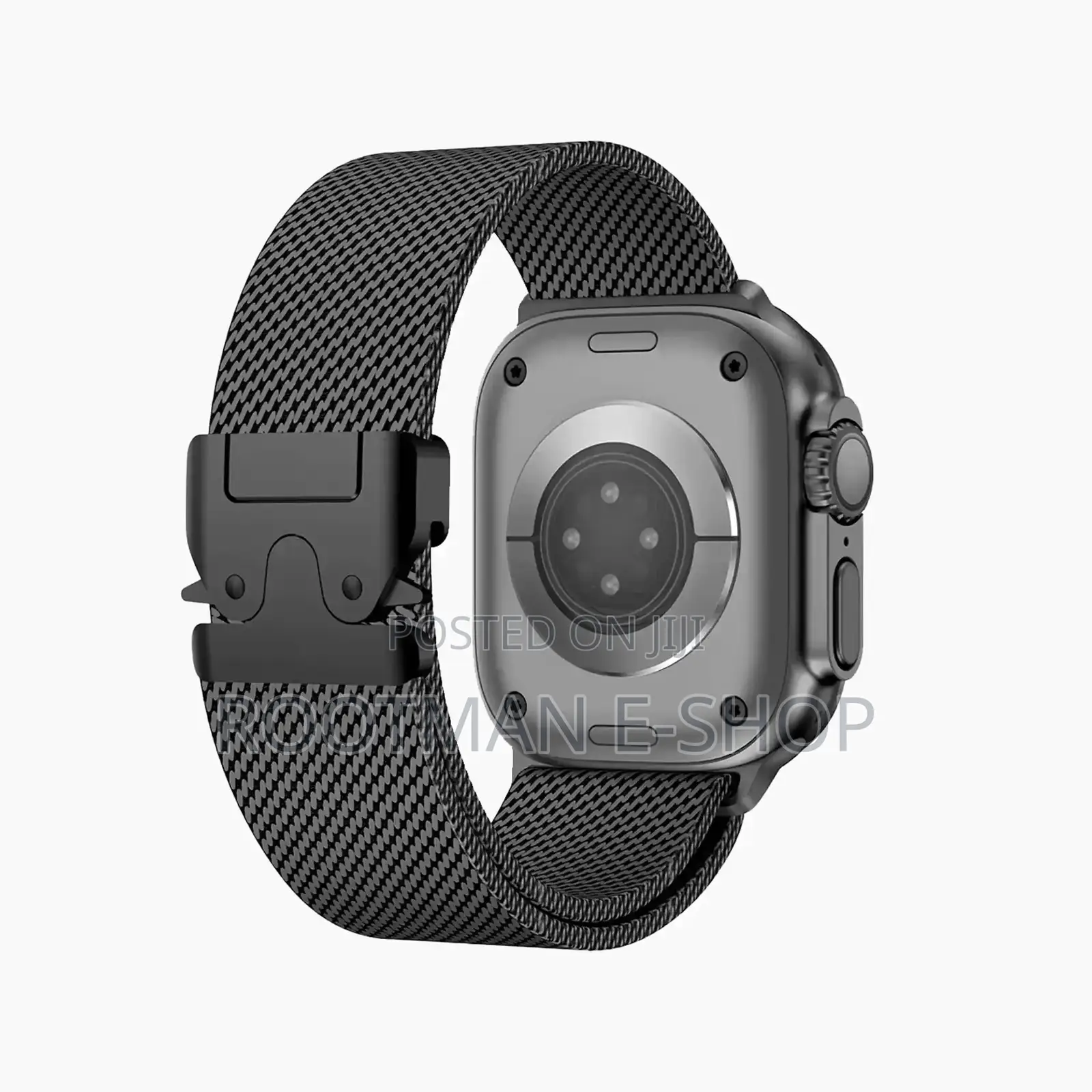 Black Milanese Loop 2.0 Apple Watchband (42/44/45/46/49mm