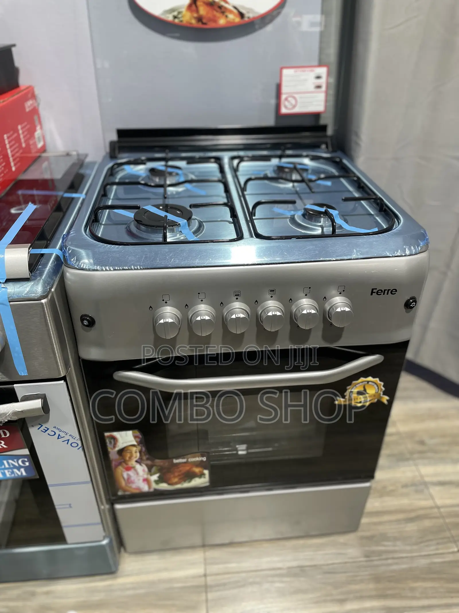 60x60 Gas Stove (Smart) With Oven and Grill