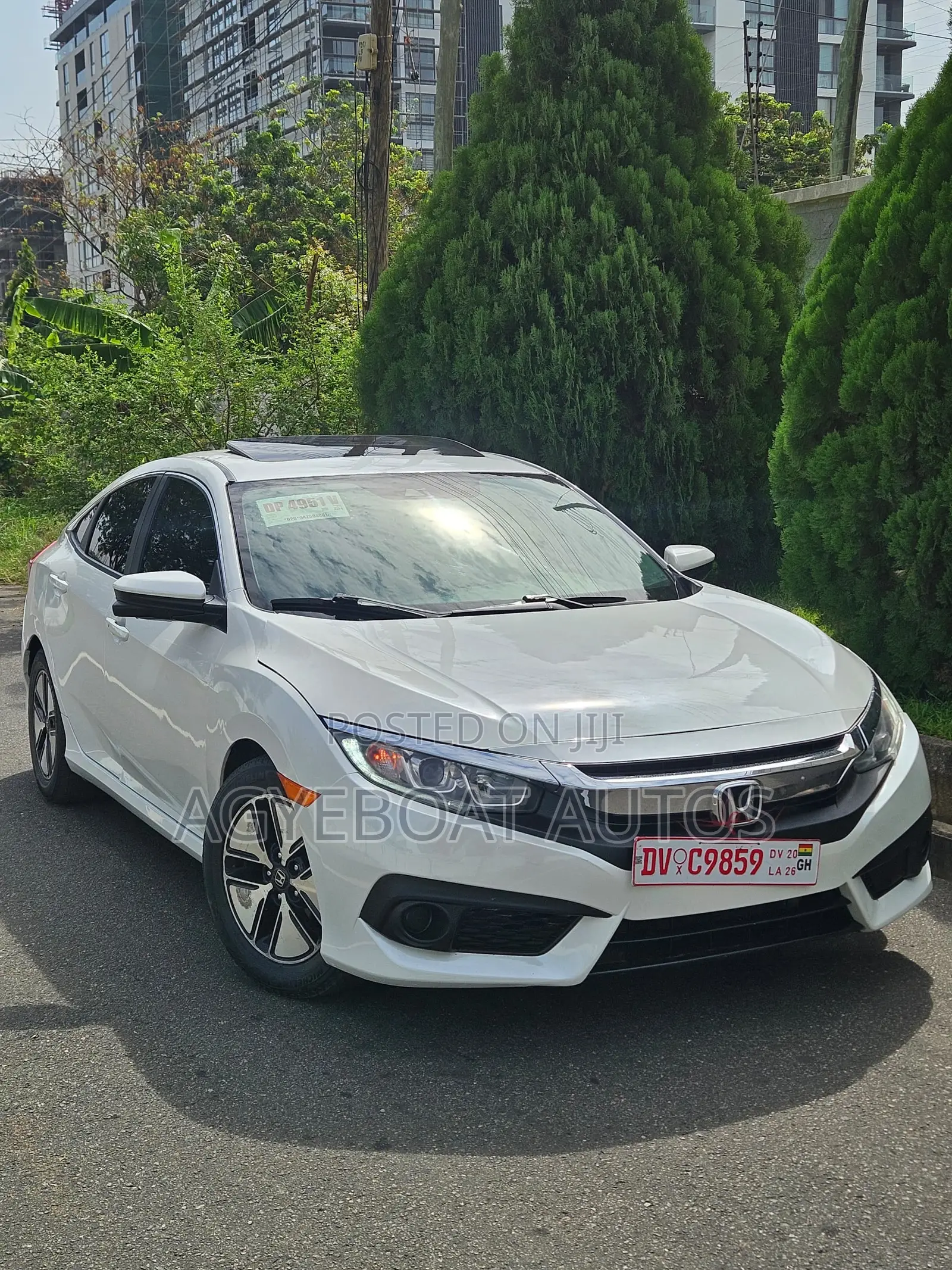Honda Civic EX Sedan 2018 White