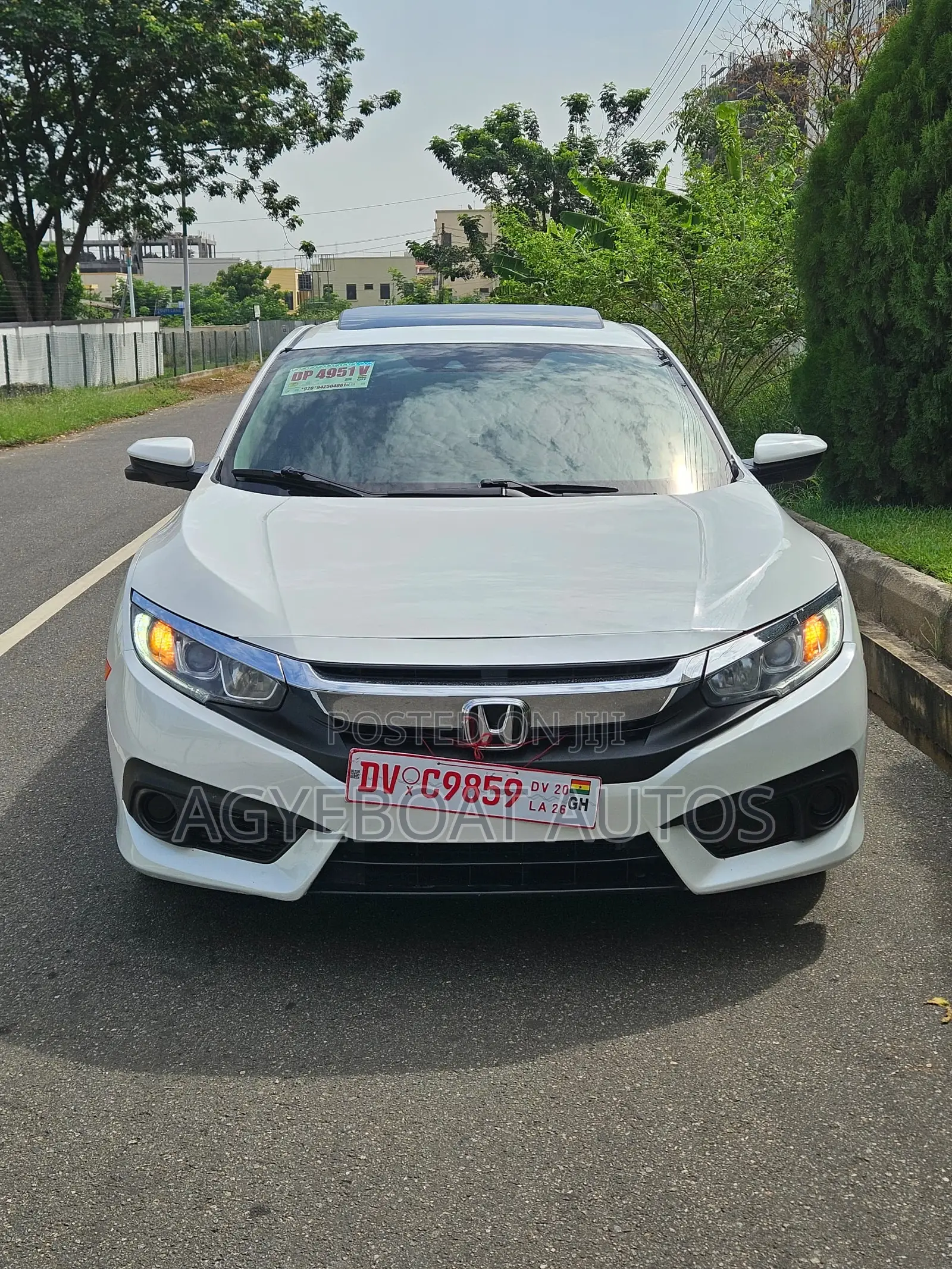 Honda Civic EX Sedan 2018 White